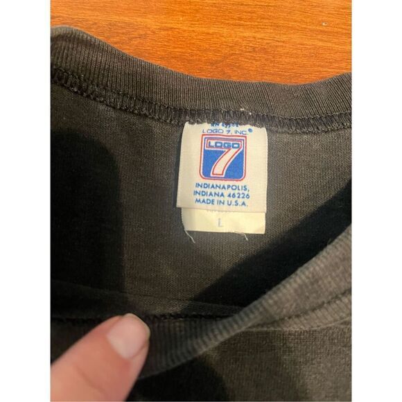 VTG Chicago Bulls Embroidered Tee, Size L Single Stitch Logo 7 - Picture 4 of 7